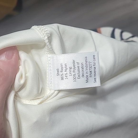 NWT Nine West Babydoll Mini Boho Fall Dress Size 3XL Plus Size - Picture 7 of 8